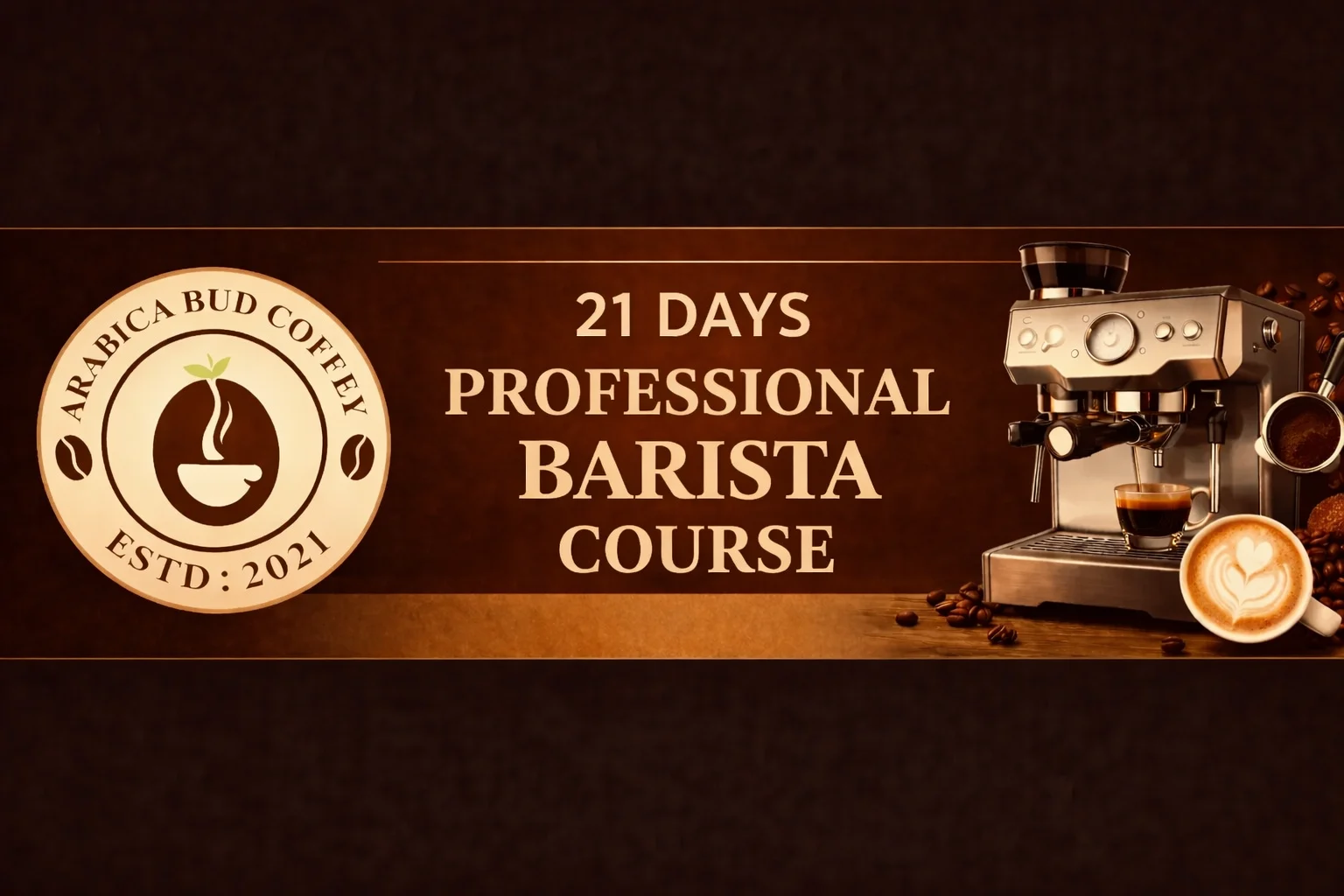 21-day basic barista training