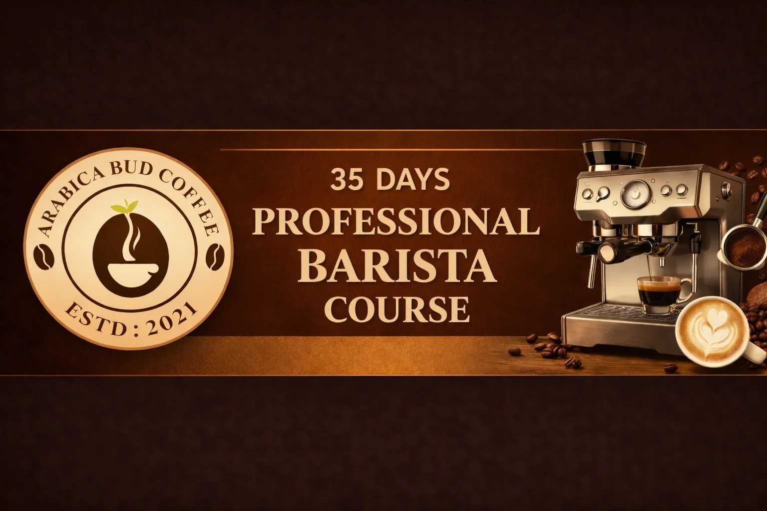 35-day professional barista program